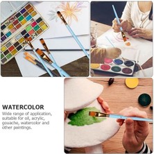 Skygo Boya Fırçası Seti, Akrilik Yağlı ve Tırnak Yüz Profesyonel Sanat Boyama Için 10 Paket Sentetik Naylon Kıllar Sanatçı Boya Fırçaları, Çocuklar Öğrenciler Için Boya Fırçaları