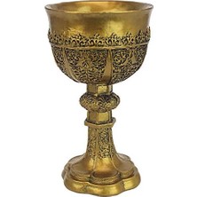 Skygo Altın Artus Kadehi Gotik Heykel, Ölçüler: 12,5 x 12,5 x 23 cm