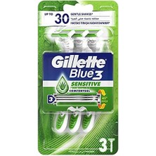 Skygo Sensitive Kullan At Tıraş Bıçağı 3'lü 1 Paket