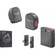 Hadron H01 Lightning ve Type-C Kablosuz Çiftli Yaka Mikrofon Seti