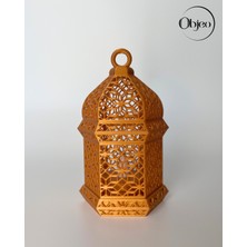 Özbience Şık LED Işıklı Ramazan Feneri, Ev Dekorasyonu Için Harika Süs