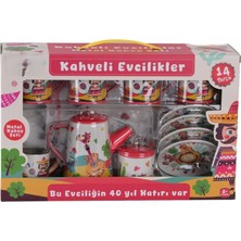 Vexor ATF-996-7A-10A 14 Parça Desenli Metal Çay Set