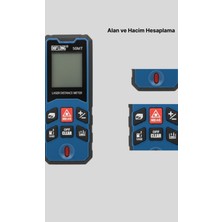 Astraltech 50 Metre Lazer Mesafe Ölçer Profesyonel Dijital Ölçüm Cihazı