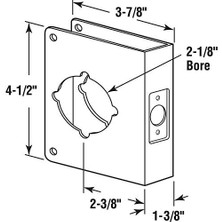 Skygo MP10852 Kilit ve Kapı Amplifikatör, 2 – 1/8 In. x 2 – 3/8 In. x 1 – 3/8, Paslanmaz Çelik, 1 Adet