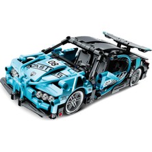 Skygo Stem Süper Araba Yapım Seti, Çek-Bırak Özellikli, 422 Parça Eğitici Bloklar, Mavi