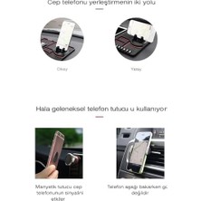 Skygo Araç Içi Telefon Tutucu Vakumlu Araba Telefon Tutucu Araba Numaratör, 360° Döner Başlık, Vakumlu Oto Telefon Tutucu