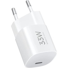 Skygo 33W Power Adapter (Usb-C) Eu Küçük ve Kompakt Hızlı Şarj Adaptörü Beyaz, 33W Power Adapter (Usb-C)