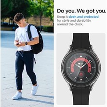 Skygo Galaxy 5 Pro (45MM) Kılıf Thin Fit Crystal Clear + Cam Ekran Koruyucu Glas.tr Slim Hd - ACS05400