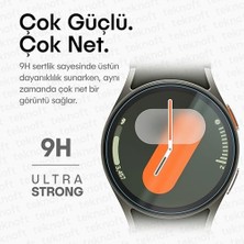 Skygo Galaxy 7 40MM Için 2'li Paket (2 Adet) Kolay Kurulum Otomatik Hizalama Aparatlı Şeffaf 9h Sertliğinde Gerçek Temperli Cam Ekran Koruyucu