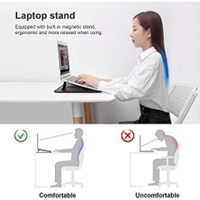 Skygo 15.6" Dizüstü Bilgisayar Kılıfı [ayarlanabilir Dizüstü Bilgisayar Standı ve Fare Altlığı] Iş Darbeye Dayanıklı Pu Laptop Çantası 16" / 15" MacBook Pro 15.6" Hp Acer, Gary Için