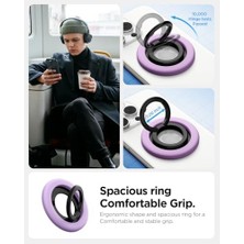 Skygo Nanopop Magfit Için Manyetik Telefon Tutucu & Stand Magsafe Özellikli Ring Grape Purple - AMP09030