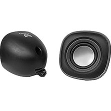 Skygo Bs-10 Kablolu USB Multimedya 6W 1+1 Speaker Mini Hoparlör Siyah Pc Laptop Uyumlu