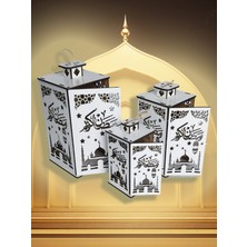 Özbience Şık Ahşap Ramazan Feneri, Ev ve Dekorasyon Için Muhteşem Seçenek