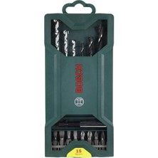 Skygo Professional Matkap Ucu ve Vidalama Seti, Yeşil, 15 Adet, Ahşap Delme Ucu: 4/6/8, Delme Ucu: 5/6/8, Uzun Ömürlü Kullanım