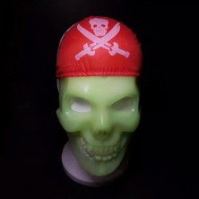 Zero Land Snmswrld Karanlıkta Parlayan Fosforlu Korsan Kafatası Maskesi