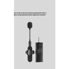 Astraltech 2.4 GHz Kablosuz Yaka Mikrofonu – 60 Metre Menzil, Gürültü Azaltma, Type-C Şarjlı