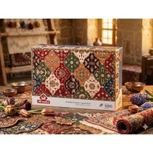 Skygo Çiçekleri-Halı Motif 1000 Parça Puzzle
