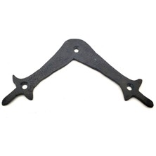 Vice Avm Antika Tarz Dekoratif Pirinç Zambak Gönye - Üst, 107x107 mm, Oksit TG-V 5352