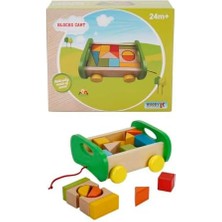 Skygo Tahta Oyuncak Çekme Araba