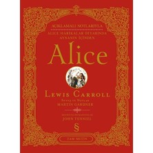 Skygo Alice (Ciltli): Açıklamalı Notlarıyla Alice Harikalar Diyarında Aynanın Içinden