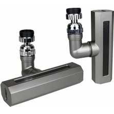 Skygo 360° Oynar Başlıklı, 4 Fonksiyonlu Geniş Şelale Perlatör Musluk Ucu, KTX-3288 Model, Siyah