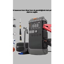 Astraltech Şarjlı 12000 Mah Araç Akü Takviye ve Hava Kompresörü 4’ü 1 Arada