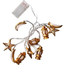 Özbience Parlak Ramazan Işıkları Fener Yıldız ve Ay Temalı Dekorasyon Seti