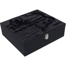 Skygo Nehir Deniz Sade 12 Kişilik 84 Parça Deri Kutulu Çatal Kaşık Bıçak Takımı