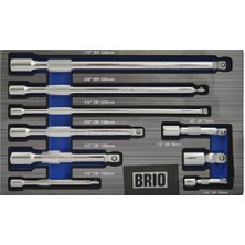 Skygo Uzatma Kol Set 9 Parça 1/4 3/8 1-2