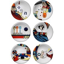 Skygo Porselen Zeugma 27 cm 6 Parça Time Servis Seti 8739