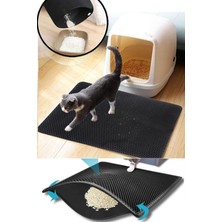 Özbience Elekli Kedi Tuvalet Önü Paspası Kedi Kumu Toplayıcı Halı