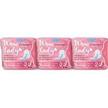 NCM WOW LADY HİJYENİK ORGANİK GÜNDÜZ PED SET 3'LÜ