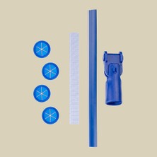 Özbience Çok Amaçlı Mop Aparat Seti, Oynar Başlık, Cırt, Halka, Çekpas