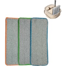Özbience 3'lü Mikrofiber Tablet Mop Bezi Seti, Temizlik Için Idealdir