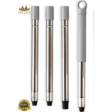 Özbience 120 cm 4 Parça Paspasız Çek Pas Mop Fırça Seti