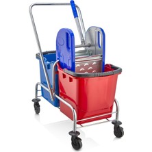 Özbience Krom Çift Kovalı Temizlik Seti, Dayanıklı ve Pratik Kullanım