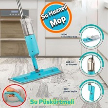 Özbience Cam ve Parke Zeminler Için Pratik ve Etkili Temizleme Spreyli Mop