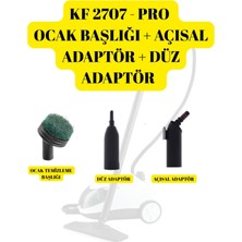 Özbience Kf 2707 - Pro Ocak Başlığı ve Açısal+Düz Adaptör Seti