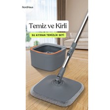 Özbience Kare Mop Otomatik Temizlik Seti, Pratik ve Hızlı Kullanım