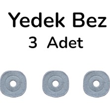 Özbience Yumuşak Mikrofiber Yedek Bez Seti 3'lü, Temizlik Için Mükemmel Uyum