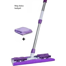 Özbience Çift Taraflı Mikrofiber Cam Silme Mopu Seti Hediye Mop Askılı