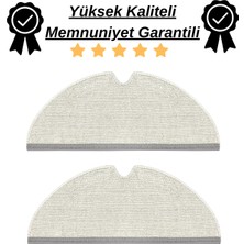 Özbience Roborock Uyumlu 2 Adet Yüksek Kaliteli Mop Bezi Seti
