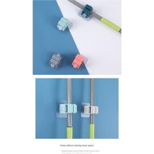 Özbience Pratik Paspas ve Süpürge Fırça Mutfak Banyo Askısı, Çok Amaçlı Tutucu