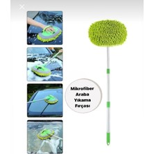 Özbience Mikrofiber Çok Fonksiyonlu Uzun Sopalı Oto Temizlik Fırçası