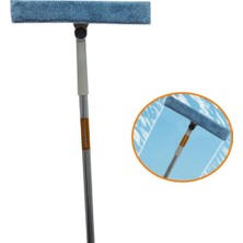 Özbience Su Hazneli Cam Temizleme Aparatı, Şeffaf Silme Çekçek, Turbo Mop