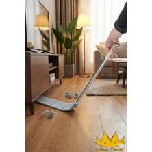 Özbience Yedekli Mikrofiber Temizlik Mopası, 120CM, Girintili Yüzey ve Toz Alma Fırçası