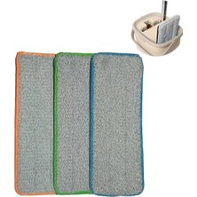 Özbience 3'lü Mikrofiber Tablet Mop Bezi Seti, Temizlik Için Ideal