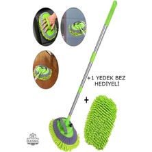 Özbience Çok Fonksiyonlu 2'li Mikrofiber Araba Yıkama ve Temizlik Fırçası