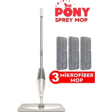 Özbience 3'lü Mikrofiber Sprey Mop Temizlik Seti, Pratik ve Kullanışlı