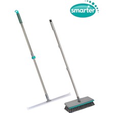 Özbience Pratik Yer Sileceği ve Yüzey Fırçası Seti, Banyo, Mutfak ve Balkon Için